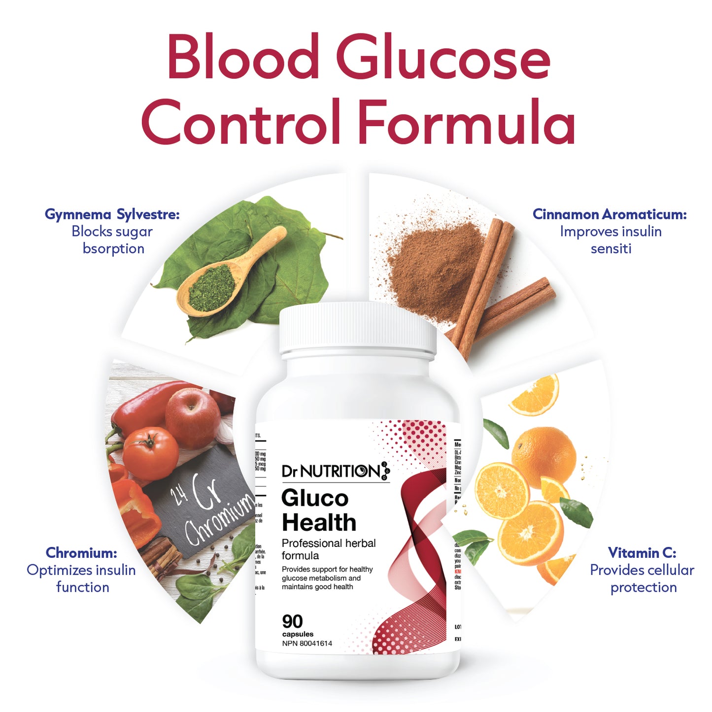 Gluco Health 500mg 90 Capsules