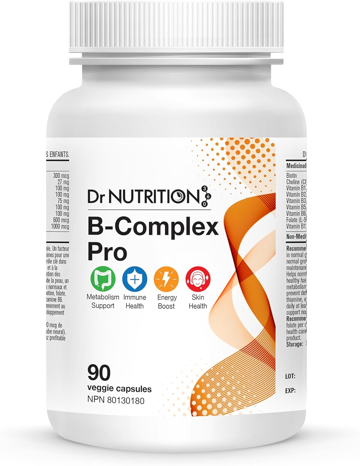 Vitamin B-Complex Pro 90 Veggie Capsules