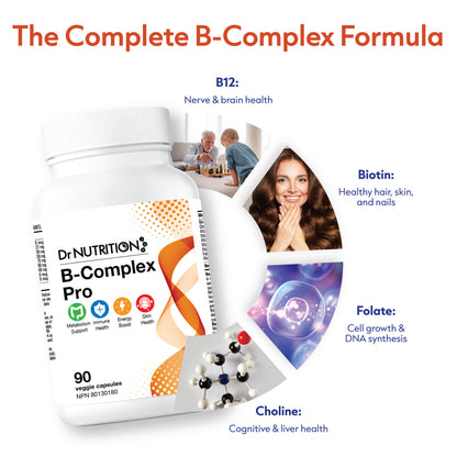 Vitamin B-Complex Pro 90 Veggie Capsules