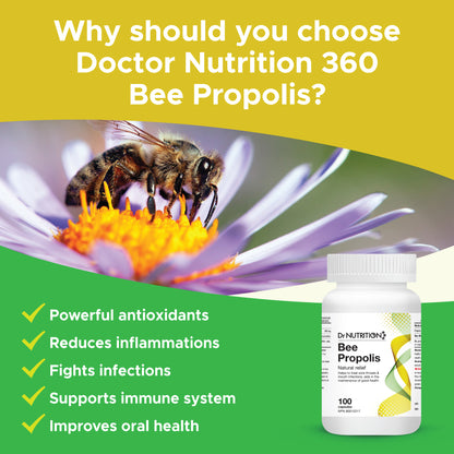 Bee Propolis 500mg 100 Capsules