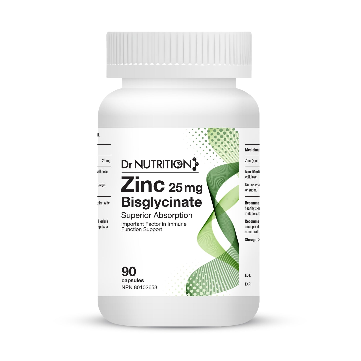 Zinc Bisglycinate 25mg 90 Capsules