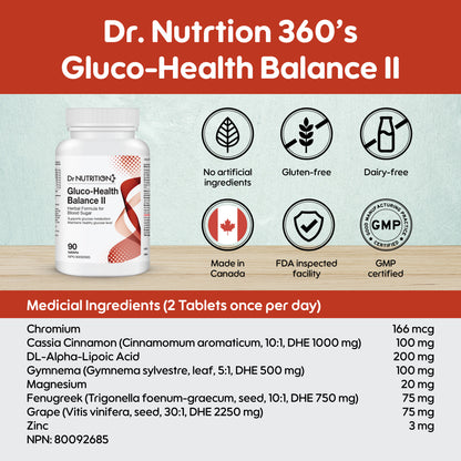 Gluco-Health Balance II 90 Tablets