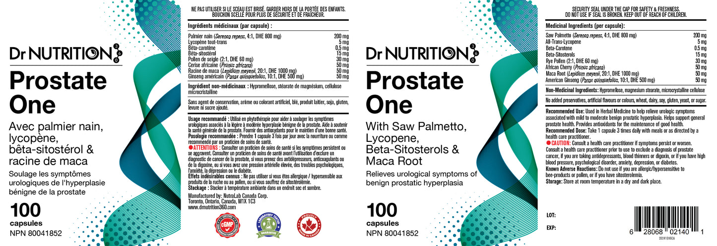 Prostate One 100 Capsules