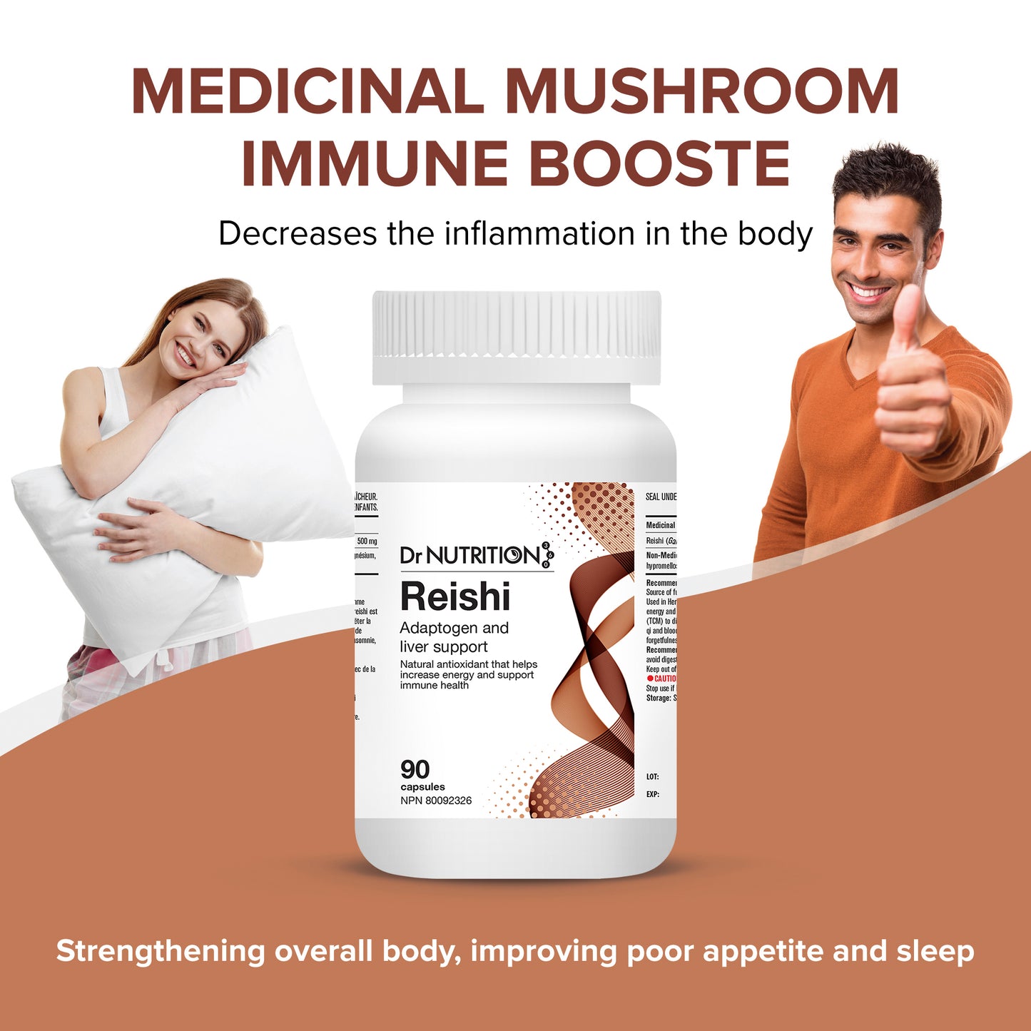 Reishi Mushroom 500mg 90 Capsules