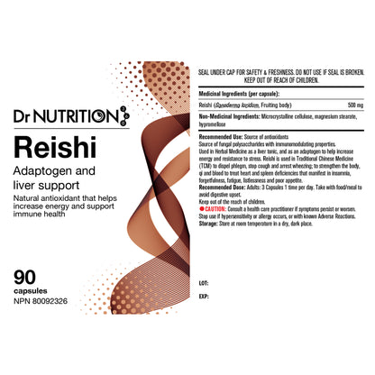 Reishi Mushroom 500mg 90 Capsules